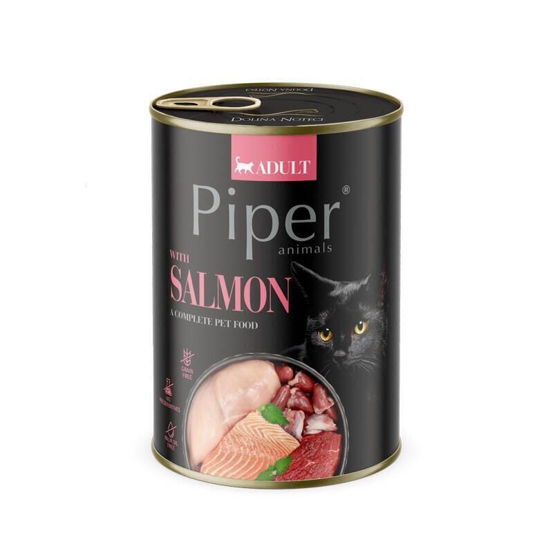 Comida Húmeda Para Gatos Piper Animals With Salmon 400g