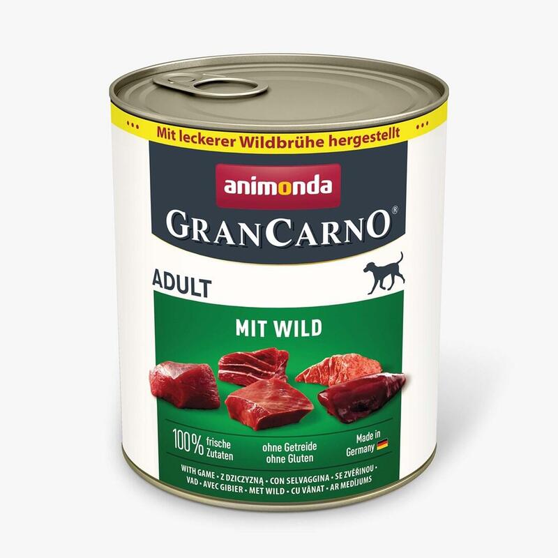 Comida Húmeda Para Perros Animonda Grancarno Adult Game 800g