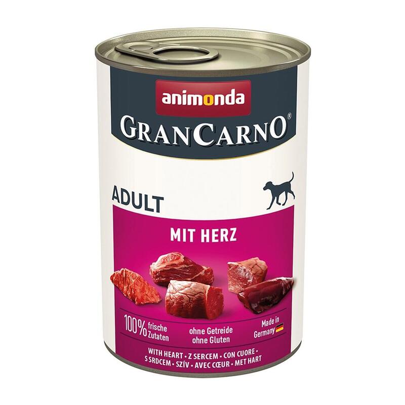 Comida Húmeda Para Perros Animonda Grancarno Adult Mit Herz 400 G