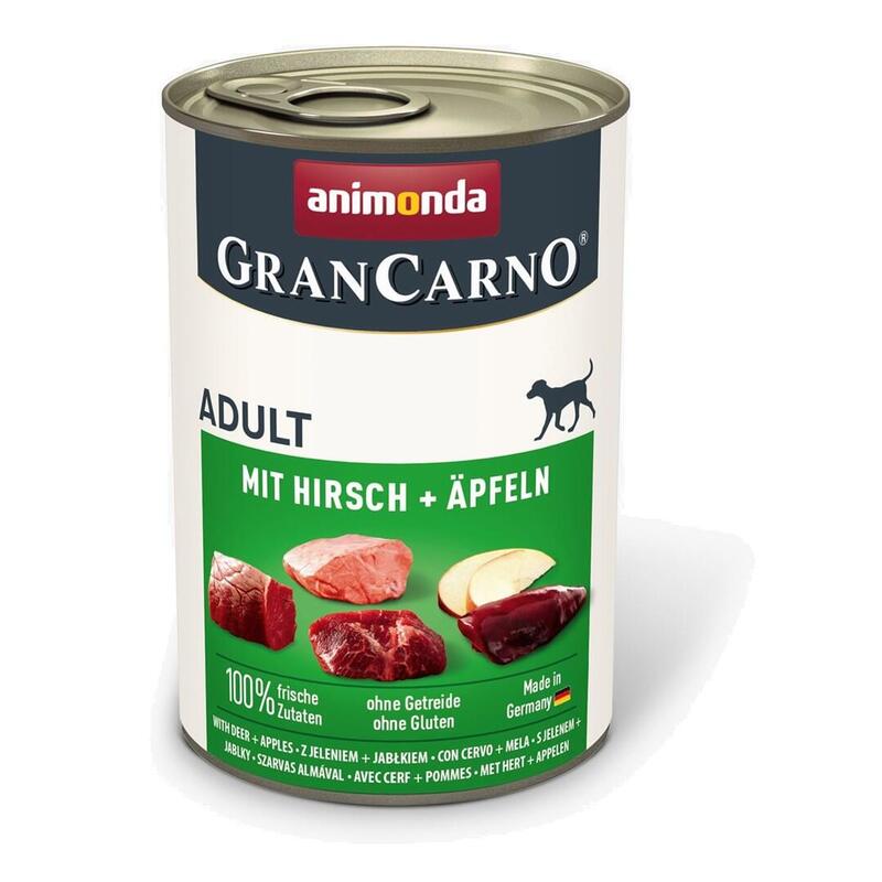 Comida Húmeda Para Perros Animonda Grancarno Adult Pork With Venison And Apple 400g