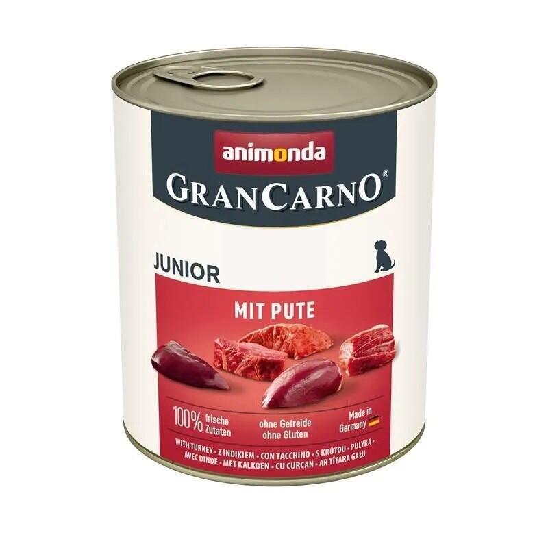 Comida Húmeda Para Perros Animonda Grancarno Junior Turkey 800 G