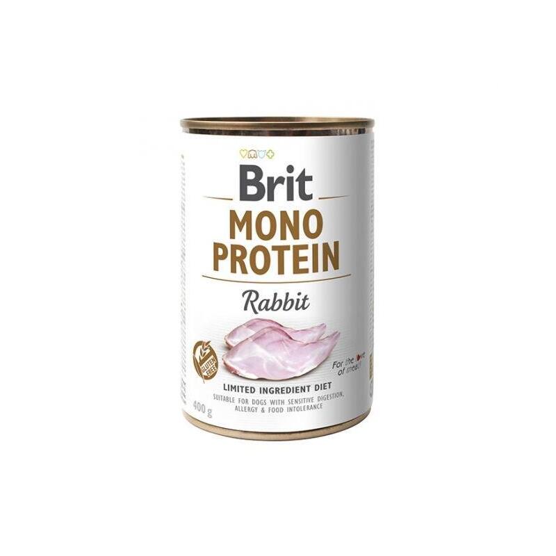 Comida Húmeda Para Perros Brit Mono Protein Rabbit 400 G