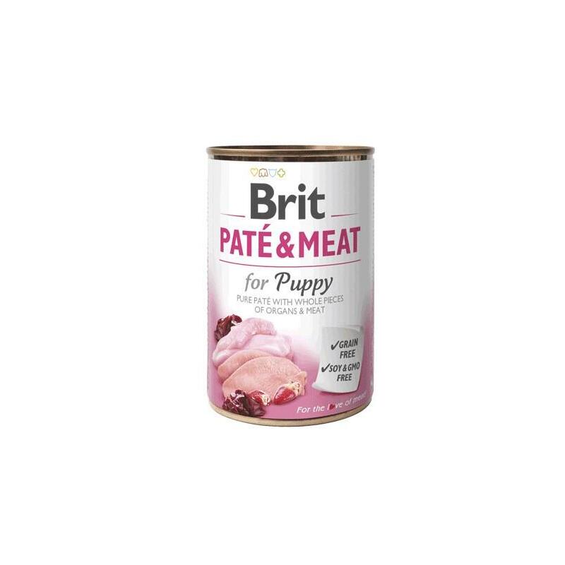 Comida Húmeda Para Perros Brit Paté & Meat Puppy Pollo 400g