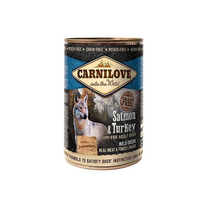 Comida Húmeda Para Perros Carnilove Into The Wild Salmon&Turkey 400 G
