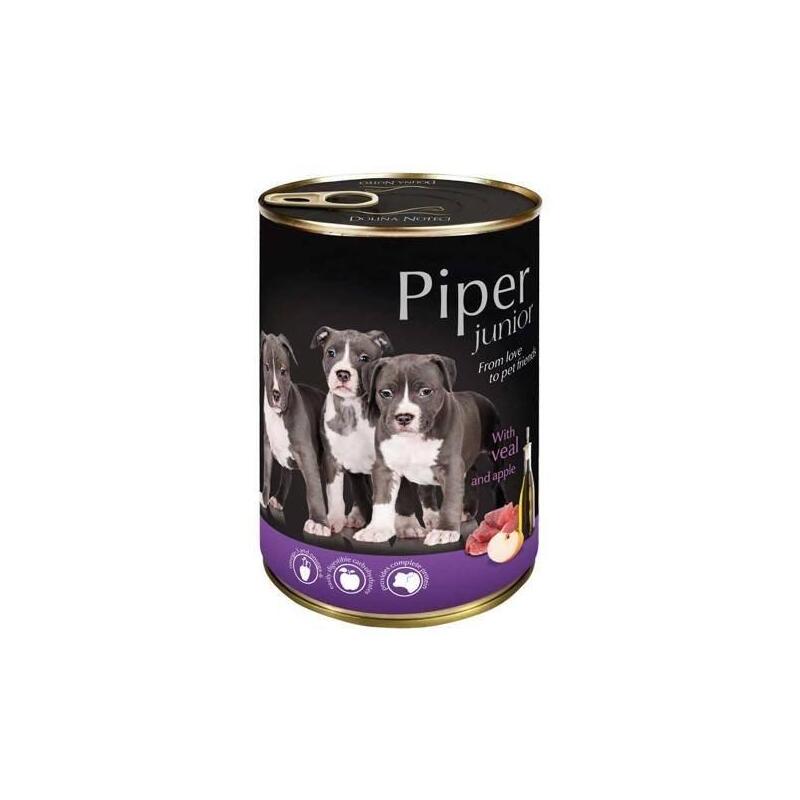 Comida Húmeda Para Perros Dolina Noteci Piper Junior With Veal And Apple 400g
