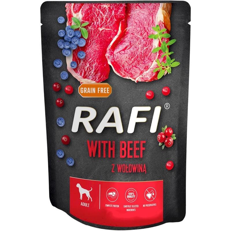 Comida Húmeda Para Perros Dolina Noteci Rafi With Beef 300g