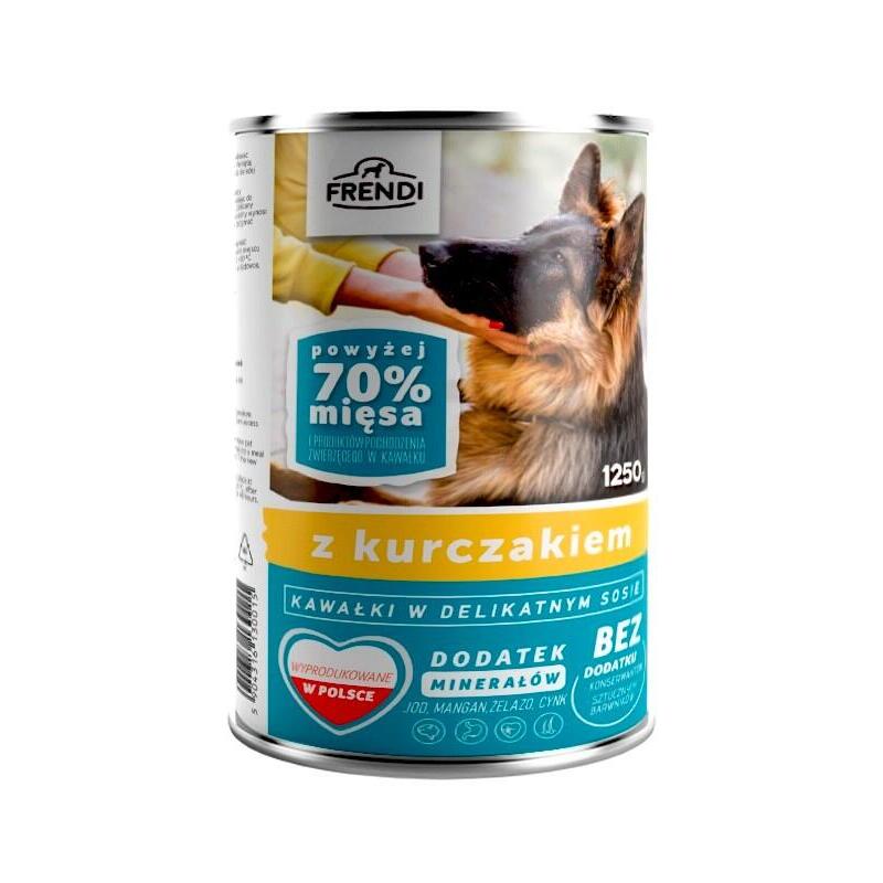 Comida Húmeda Para Perros Frendi Con Trozos De Pollo En Salsa Delicada 1250g