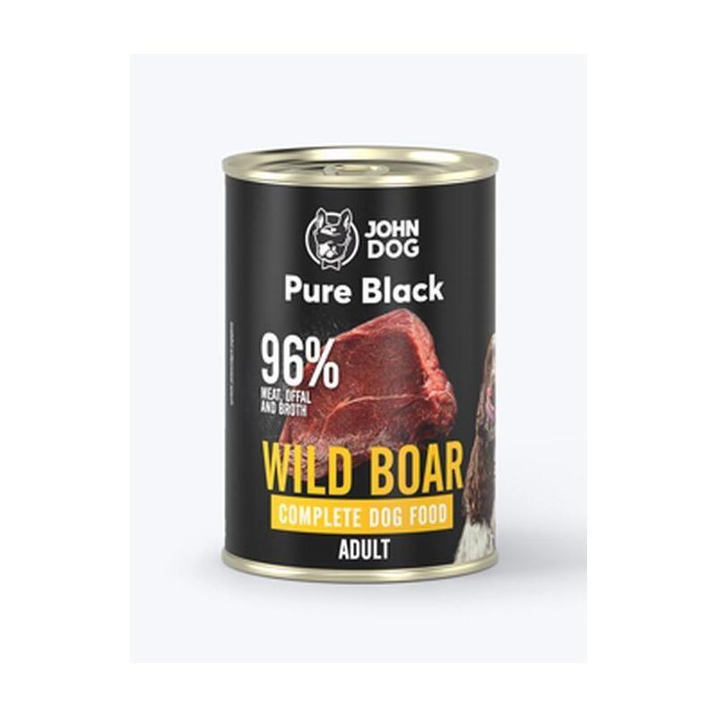 Comida Húmeda Para Perros John Dog Pure Black Jabalí 800g
