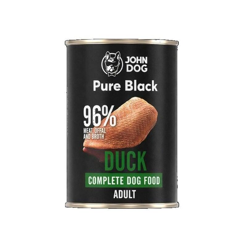 Comida Húmeda Para Perros John Dog Pure Black Pato 400g