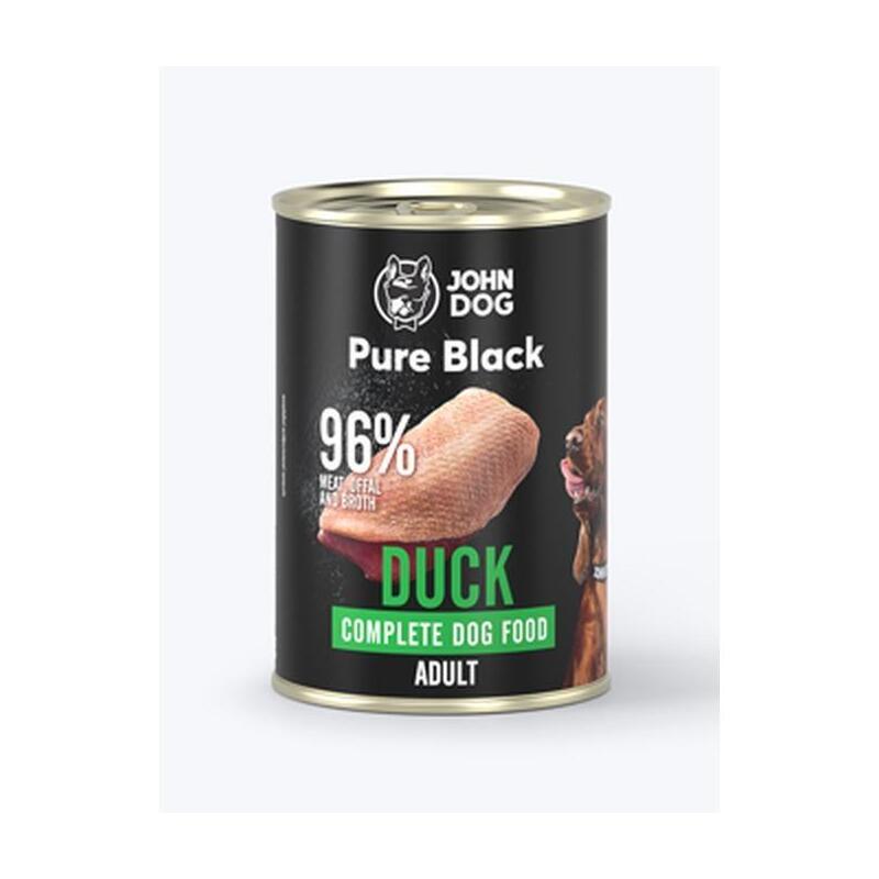 Comida Húmeda Para Perros John Dog Pure Black Pato 800g