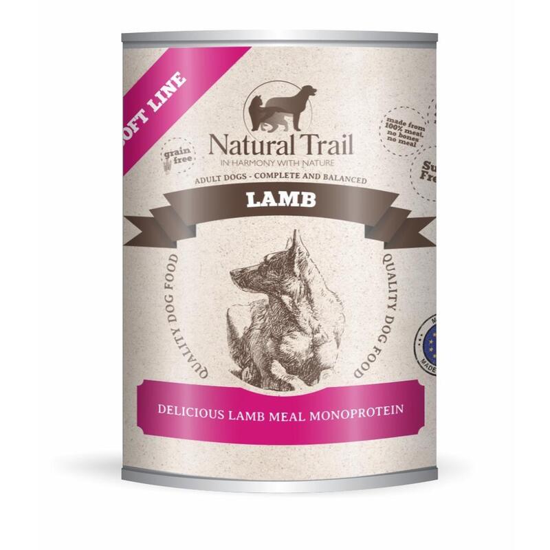 Comida Húmeda Para Perros Natural Trail Lamb Soft Line 800g