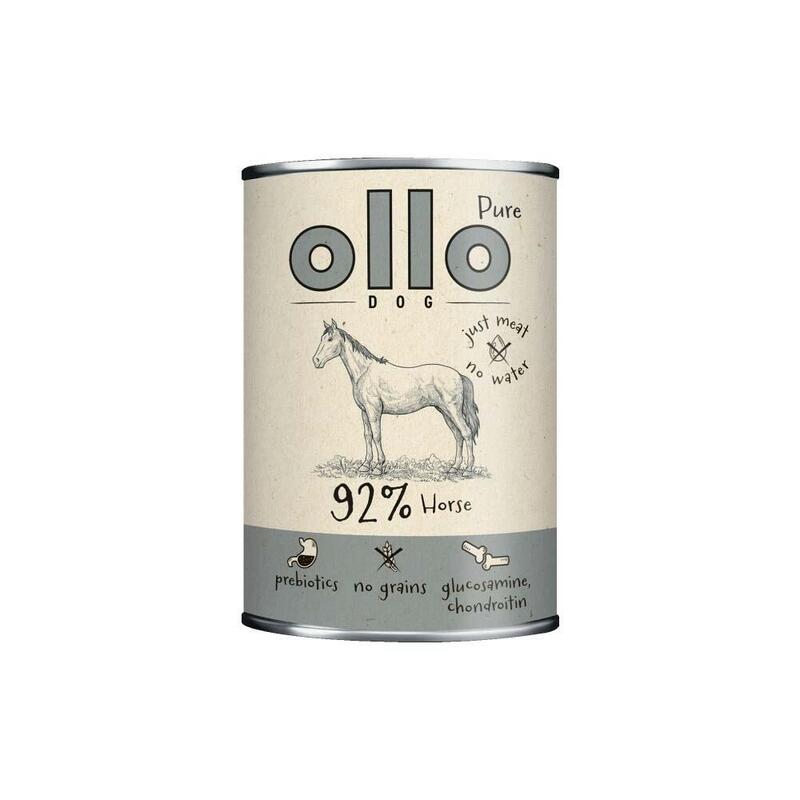 Comida Húmeda Para Perros Ollo Pure Caballo 400g
