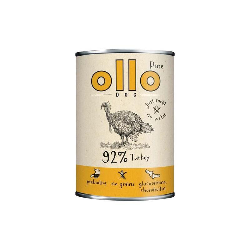 Comida Húmeda Para Perros Ollo Pure Turkey 850g