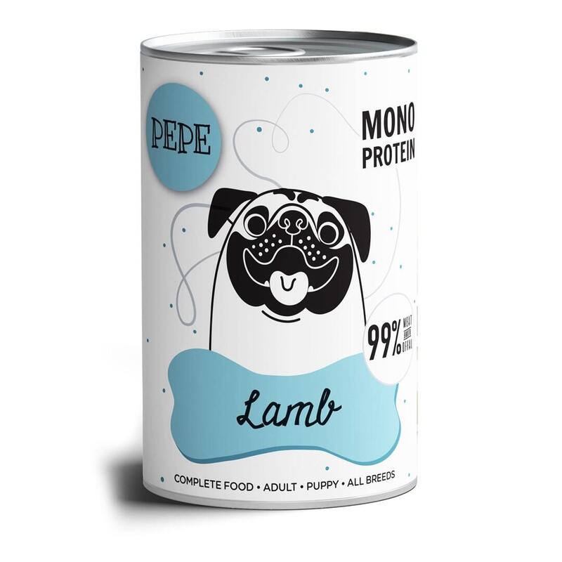 Comida Húmeda Para Perros Paka Zwierzaka Pepe Lamb 400g