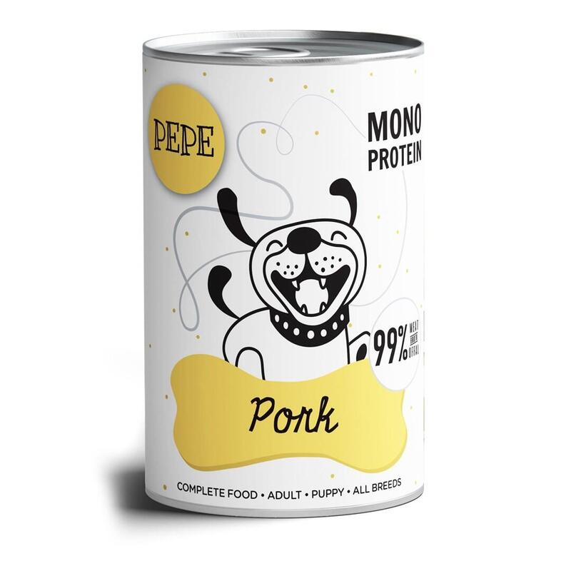 Comida Húmeda Para Perros Paka Zwierzaka Pepe Pork 400g