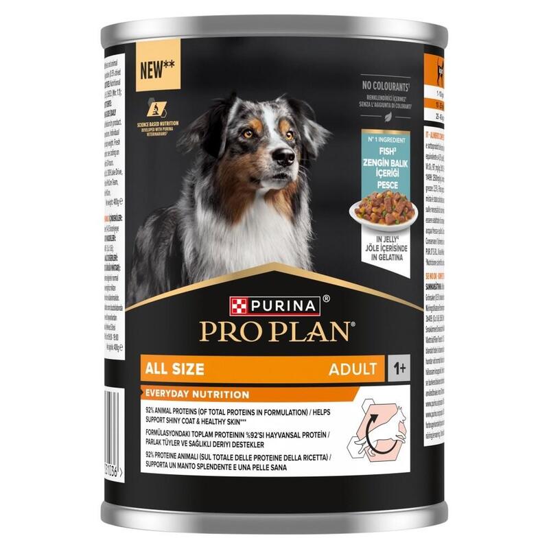 Purina Pro Plan Everyday Nutrition All Size Adult Fish In Jelly - Comida Húmeda Para Perros - 400g