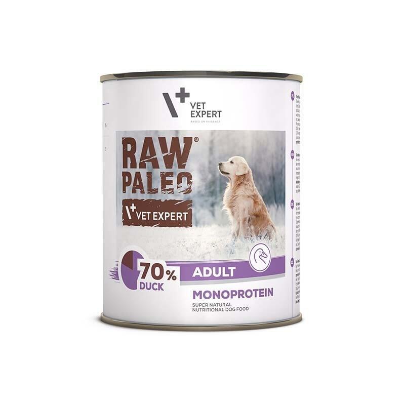 Comida Húmeda Para Perros Raw Paleo Adult Monoprotein Duck 800 G