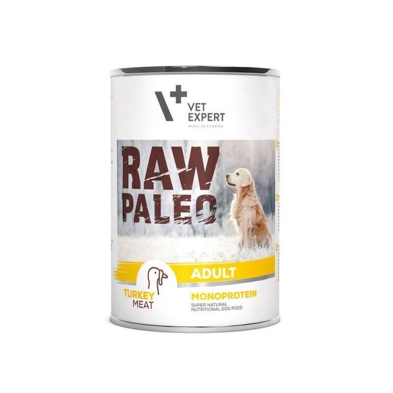 Comida Húmeda Para Perros Raw Paleo Adult Monoprotein Pavo 400 G