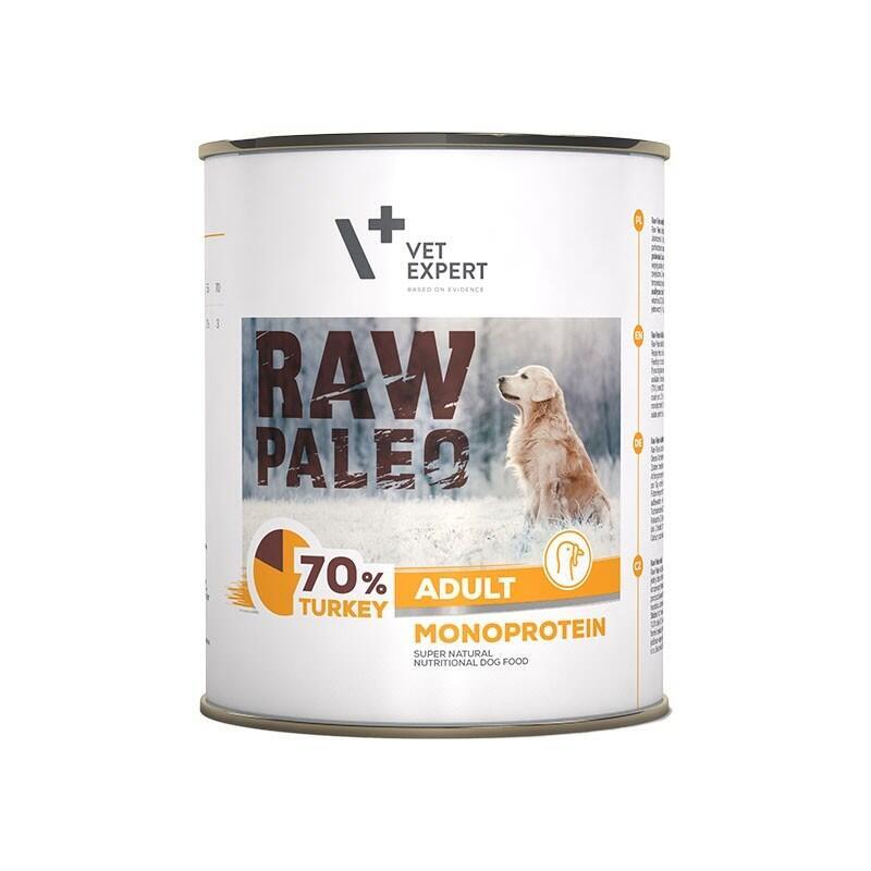 Comida Húmeda Para Perros Raw Paleo Adult Monoprotein Pavo 800 G