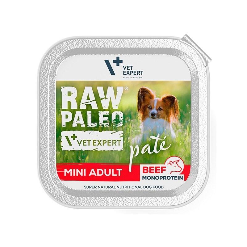 Comida Húmeda Para Perros Raw Paleo Paté Mini Adult Beef 150 G