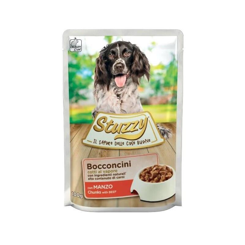 Comida Húmeda Para Perros Stuzzy Chunks With Beef 100 G