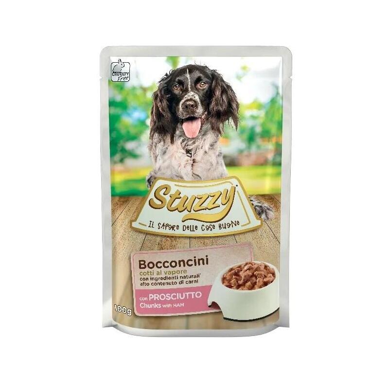 Comida Húmeda Para Perros Stuzzy Chunks With Ham 100 G