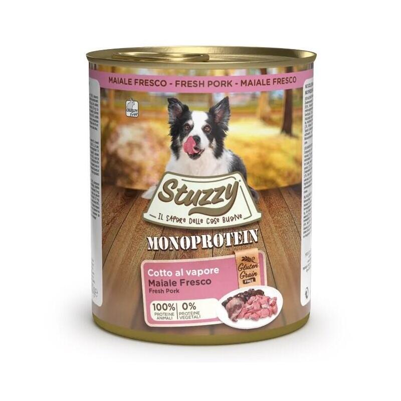 Comida Húmeda Para Perros Stuzzy Monoprotein Cerdo 800 G