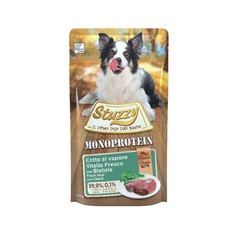 Comida Húmeda Para Perros Stuzzy Monoprotein Veal With Chard 150 G