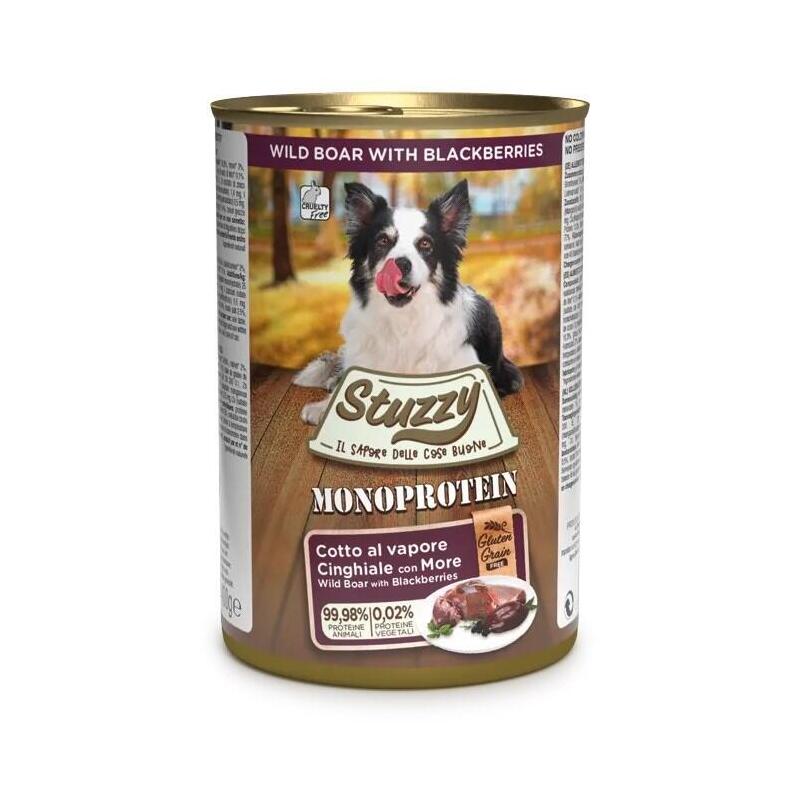 Comida Húmeda Para Perros Stuzzy Monoprotein Wild Boar 400 G