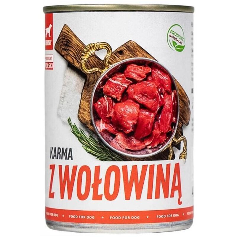 Comida Húmeda Para Perros Tuf Tuf Beef Food 400 G
