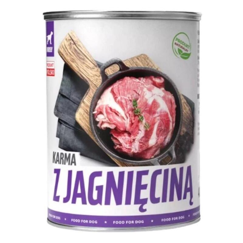 Comida Húmeda Para Perros Tuf Tuf Lamb Food 800 G