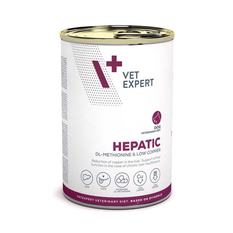 Comida Húmeda Para Perros Vet Expert Veterinary Diet Hepatic Dog 400g