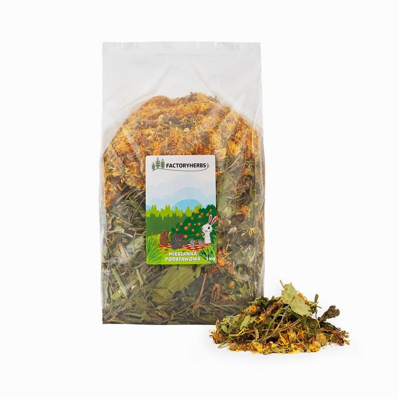 Comida Para Conejos Y Roedores Factoryherbs Basic Mix 1kg
