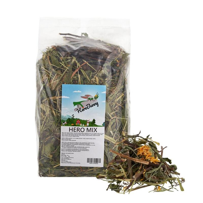 Comida Para Roedores Y Conejos Factoryherbs Hero Bunny Hero Mix 1kg