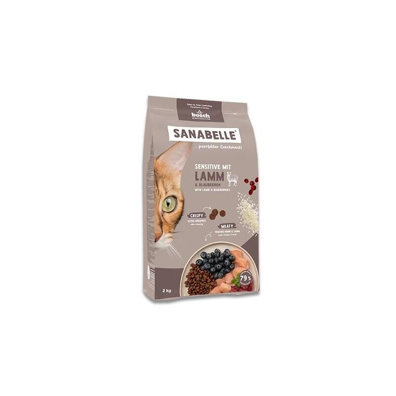 Comida Seca Para Gatos Bosch Sanabelle Sensitive With Lamb 2kg