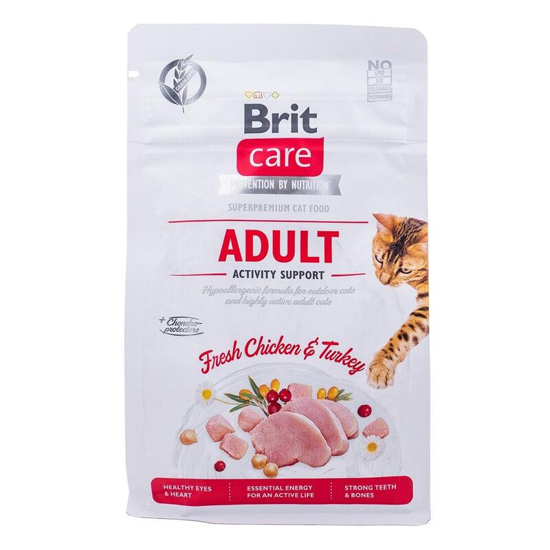 Comida Seca Para Gatos Brit Care Grain Free Activity Support Adult 400 G