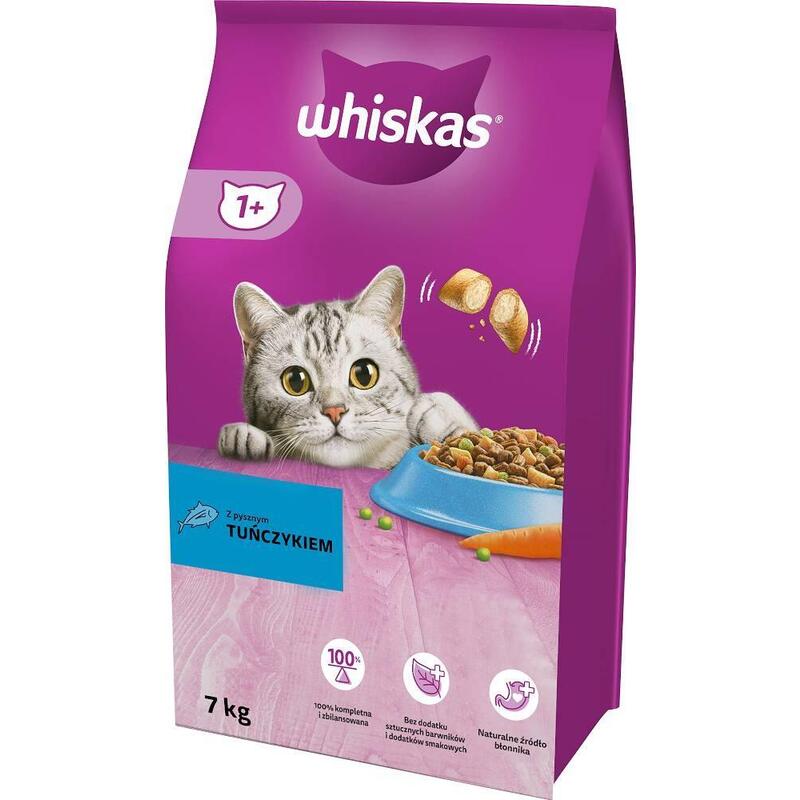 Comida Seca Para Gatos Whiskas Cat Adult Con Atún 7 Kg