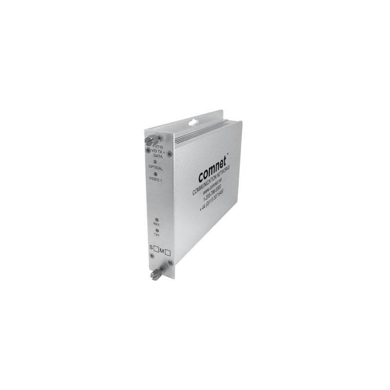 Comnet Fvr15m2 Video Receiver / Data Transmitter, Rs232, 2fo Mm
