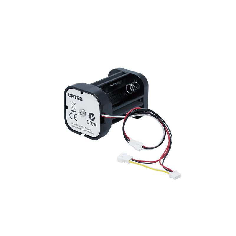 Compartimento De Pilas Cr123a Para Detectores Optex De La Serie Bxs, Vxs Y Wxi