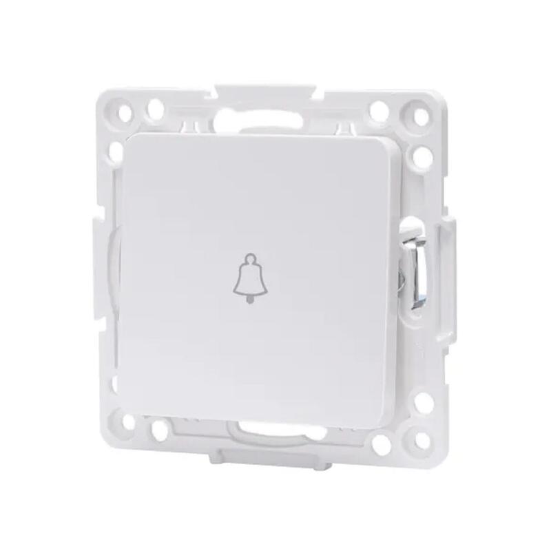 Componente De Timbre Alemán En Elegante Blanco. Ideal Para Modernizar Tu Hogar, Ofrece Excelente Rendimiento, Es Durable Y Fácil De Instalar, Adecuado Para Cualquier Ambiente.