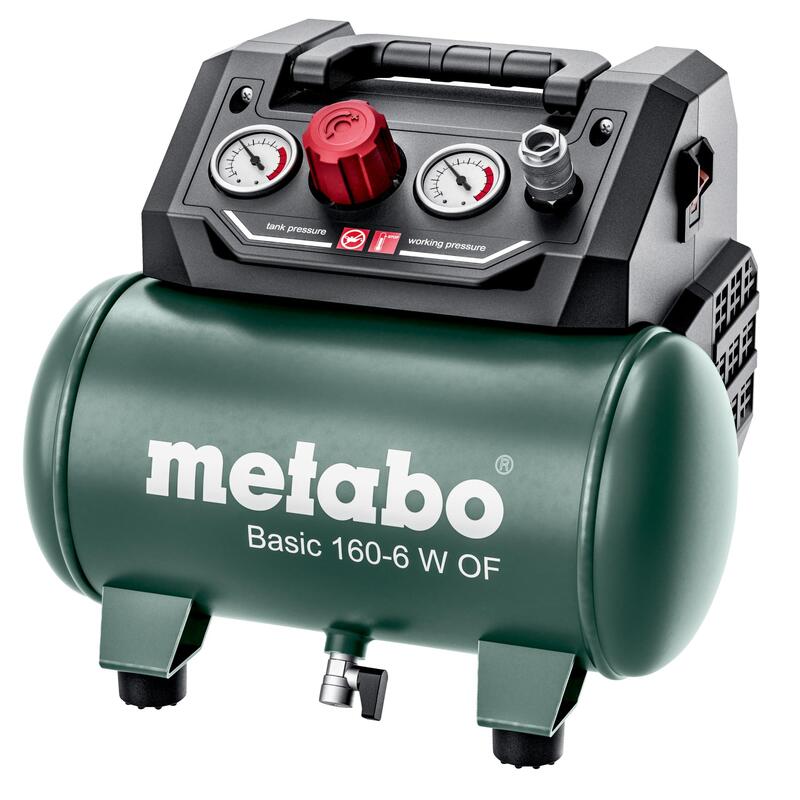 Compresor Metabo Basic 160-6 W Of (Dunkelverde/Negro, 900 Watt) 601501000