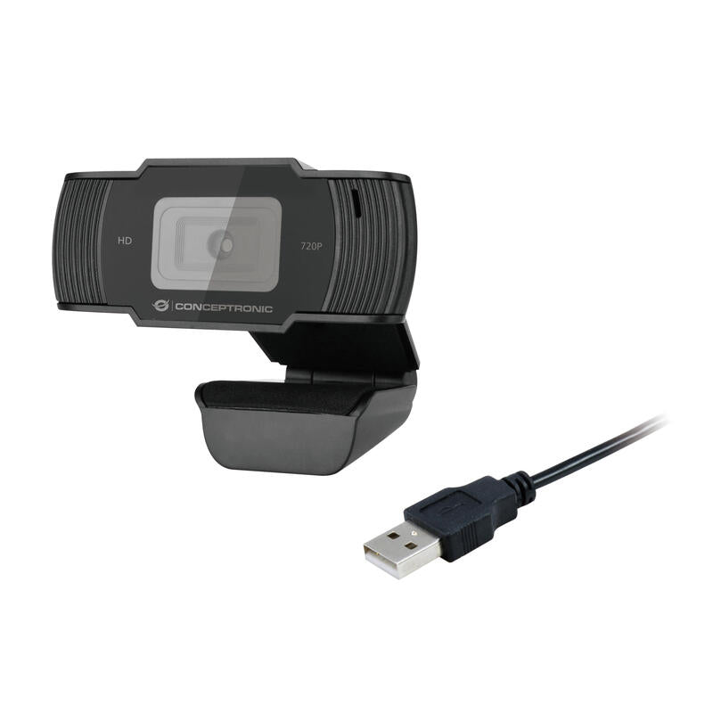 Conceptronic Webcam Amdis 720p Hd Webcam+Microphone Sw