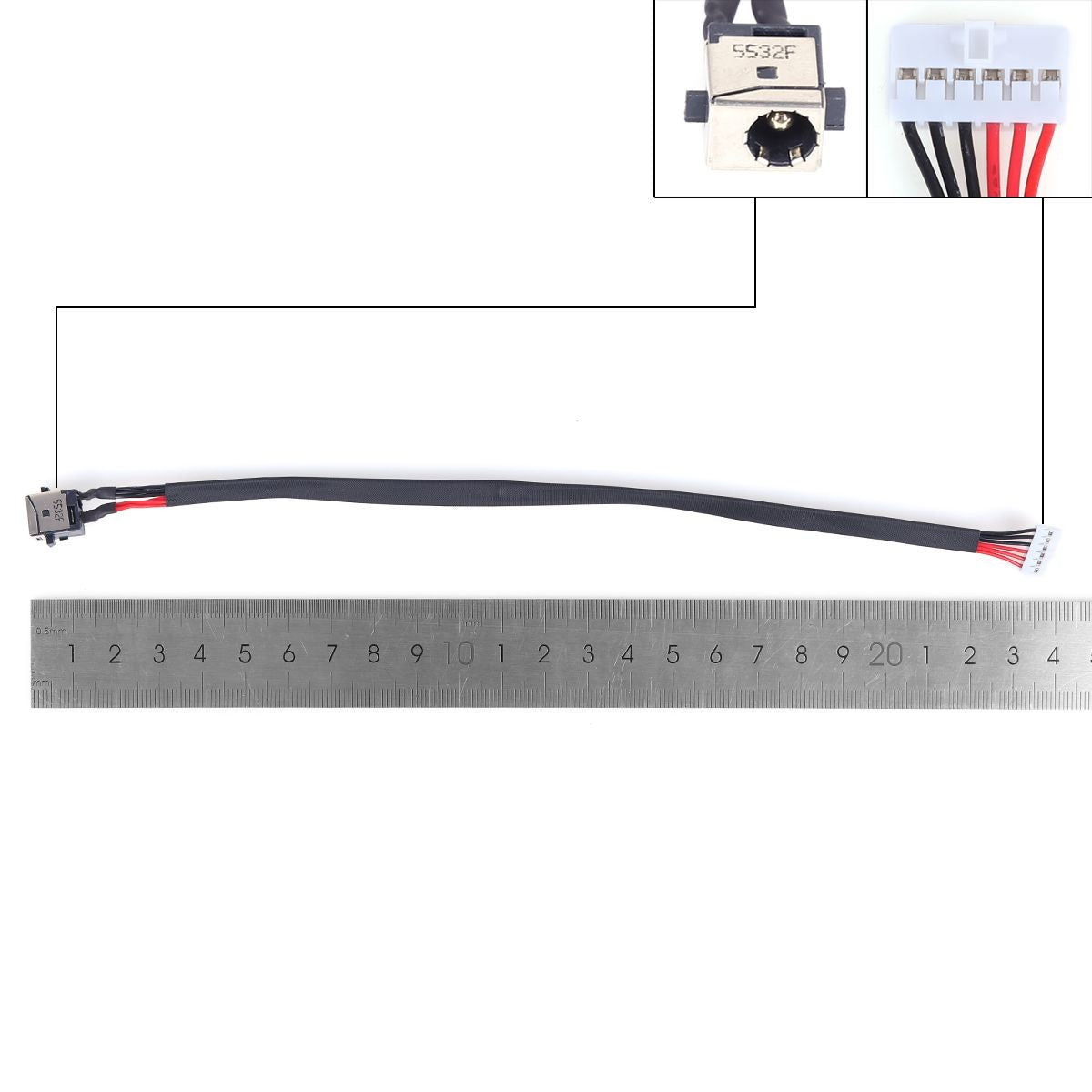 Conector Dc Jack Para Portátil Asus X751M F751Ld X450 X751 F751 Pj721