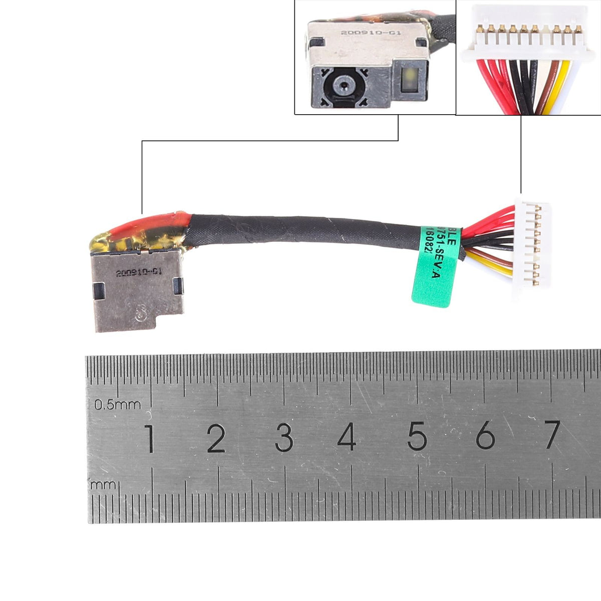 Conector Dc Jack Para Portátil Hp 17-Ab220Nr 17-Ab010Nr 17-Ab020Nr 17-Ab068Nr Pj980