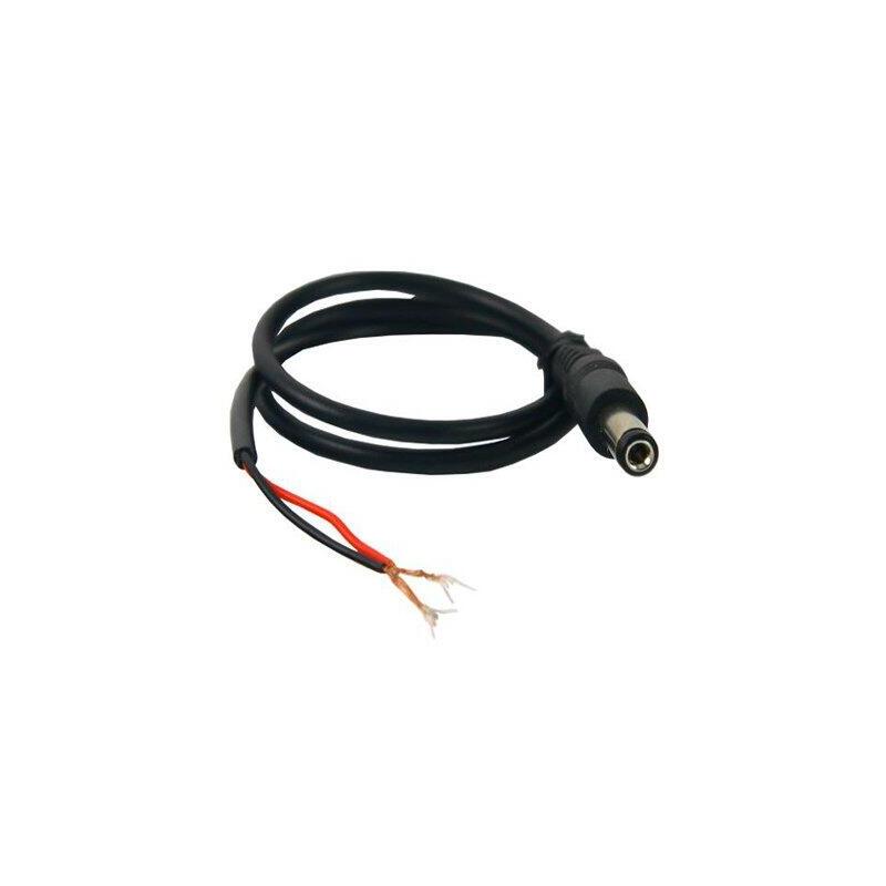 Conector Estándar Macho De Alimentación Con Cable Rojo Negro Paralelo De 10 Centímetros