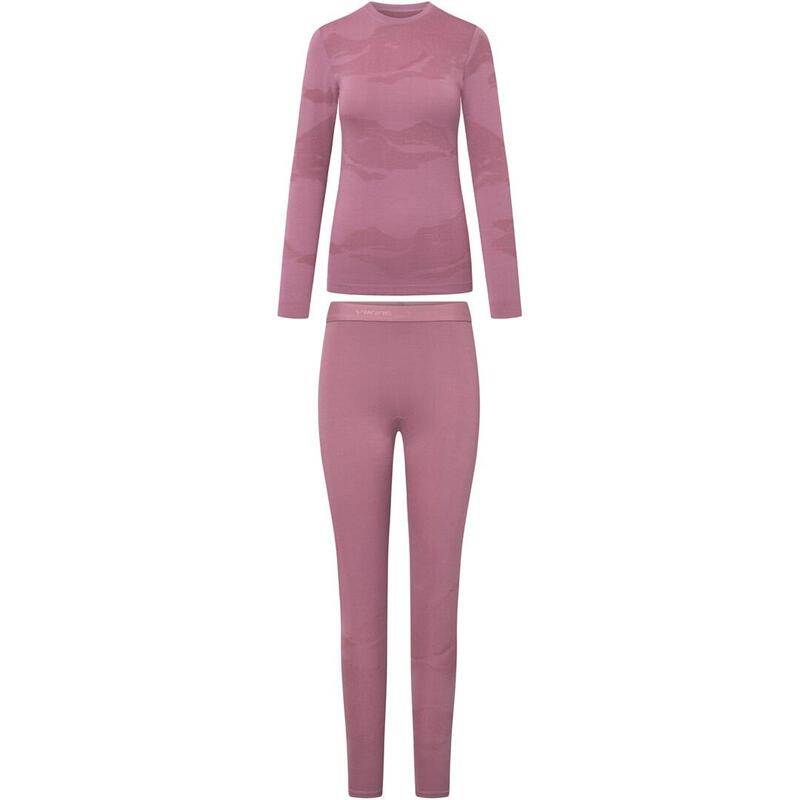 Conjunto Viking Gasher Lady Ropa Interior Femenina De Merino, Talla S, Rosa