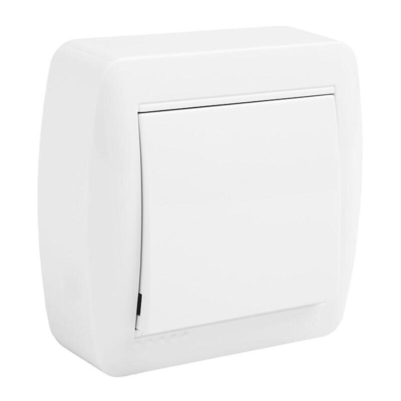 Conmutador Unipolar 74x72x28mm Superficie Mural Solera Mur02u