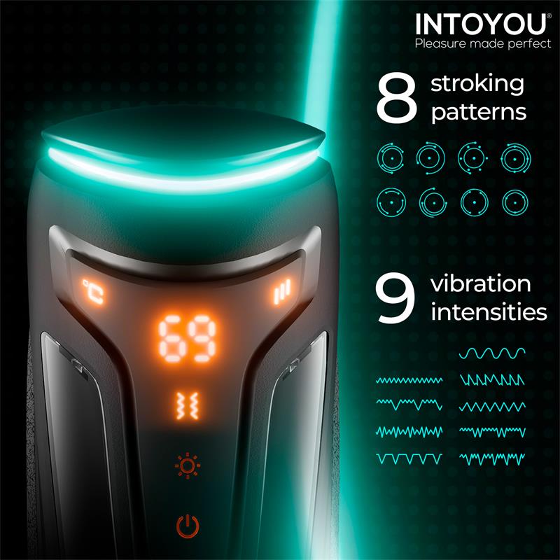 Conor Masturbador Masculino Con Thrusting, Vibración Y Calor