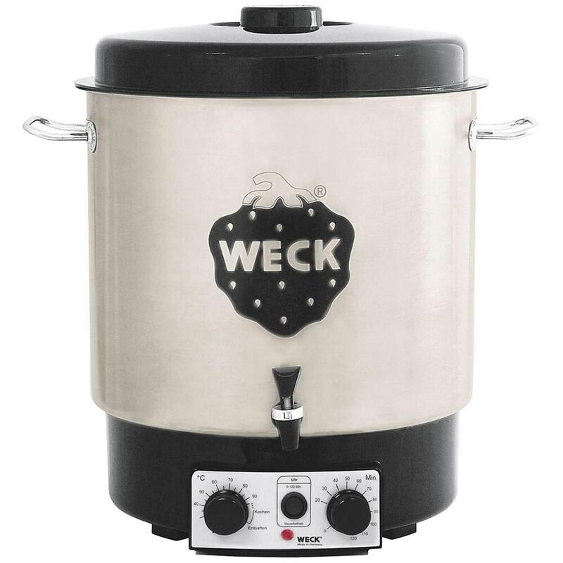 Conservadora Weck Acero Inoxidable Con Reloj + Grifo