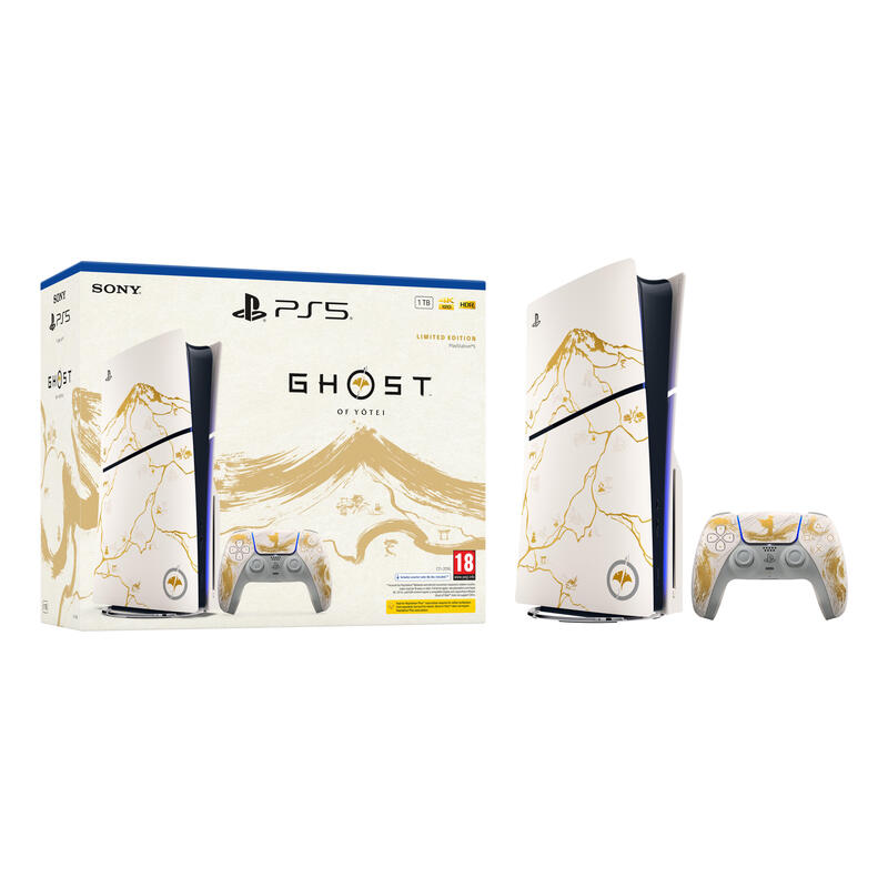 Consola Playstation 5 Slim Ghost Of Yotei Gold Edition